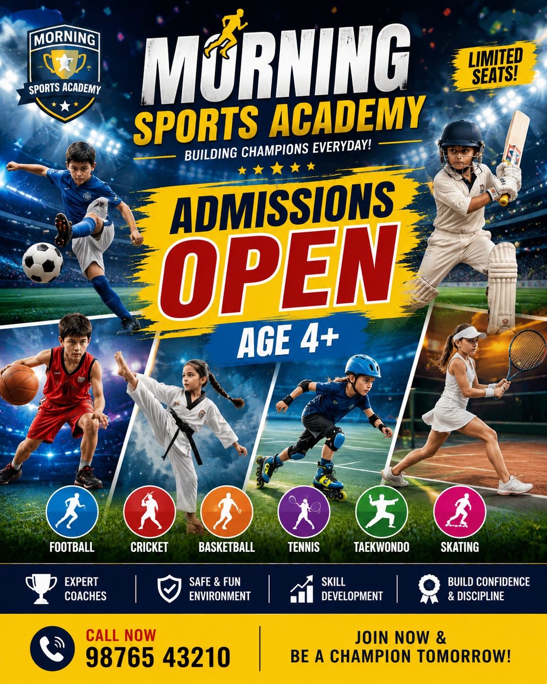 AI generated Sports flyer